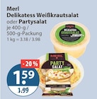 Delikatess Weißkrautsalat von Merl im aktuellen V-Markt Prospekt für 1,59 €