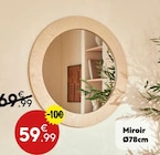 Miroir en promo chez Maxi Bazar Saint-Maur-des-Fossés à 59,99 €