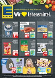 Aktueller EDEKA Prospekt, "Wir lieben Lebensmittel!", mit Angeboten der Woche, gültig von 13.07.2026 bis 13.07.2026