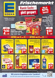 EDEKA Frischemarkt Prospekt für Wolgast: "Top Angebote", 4 Seiten, 27.01.2025 - 01.02.2025