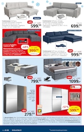 Polstermöbel im ROLLER Prospekt in Leverkusen Aktueller ROLLER Prospekt mit Polstermöbel, "Schneeflöckchen Preis-Schöckchen", Seite 8