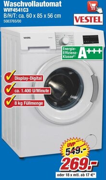 Waschvollautomat WVF4541C3 bei POCO in Bremerhaven Waschvollautomat WVF4541C3 im Angebot bei POCO Bremerhaven für 269,00 €