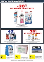 Prix et réduction Bricolage dans le prospectus Carrefour en cours Offre Bricolage dans le catalogue Carrefour du moment à la page 70