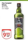 Whisky Angebote von Clan Campbell bei GLOBUS Saarbrücken für 9,99 €