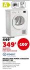 Sèche-linge pompe à chaleur 8 kg - Indesit en promo chez Super U Sèche-linge pompe à chaleur 8 kg - Indesit dans le catalogue Super U