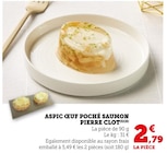 Aspic œuf poché saumon à Bi1 dans Saint-Parize-le-Châtel