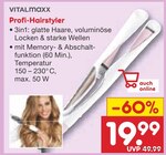 Profi-Hairstyler von VITALmaxx für 19,99 € bei Netto Marken-Discount im Angebot Profi-Hairstyler von VITALmaxx im aktuellen Netto Marken-Discount Prospekt