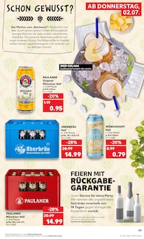 Bier im Kaufland Prospekt "Hier bin ich richtig" mit 75 Seiten (München)