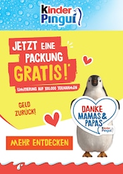 Aktueller kinder Pingui Weitere Geschäfte Prospekt in Mittelherwigsdorf und Umgebung, "JETZT EINE PACKUNG GRATIS!*" mit 1 Seite, 15.09.2025 - 12.10.2025