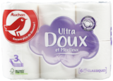 Promo PAPIER TOILETTE ULTRA DOUX AUCHAN à 2,40 € dans le catalogue Auchan Supermarché à Millau