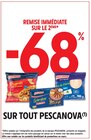 -68% remise immédiate sur le 2ème sur tout  PESCANOVA à Intermarché Contact dans Andancette