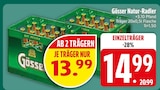 Natur-Radler im EDEKA Prospekt Natur-Radler von Gösser im aktuellen EDEKA Prospekt für 13,99 €