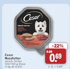 Nassfutter Angebote von Cesar bei combi Bielefeld für 0,69 €