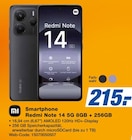 expert - Smartphone Redmi Note 14 5G 8GB + 256GB Angebot im Prospekt Smartphone Redmi Note 14 5G 8GB + 256GB bei expert im Prospekt "" für 215,00 €