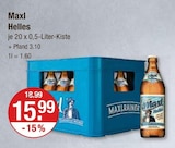 Helles im V-Markt Prospekt Helles von Maxlrainer im aktuellen V-Markt Prospekt für 15,99 €