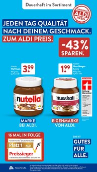 Nutella im aktuellen ALDI SĂśD Prospekt (Bad Kreuznach) Nutella im ALDI SĂśD Prospekt "Gutes fĂĽr Alle." mit 33 Seiten (Bad Kreuznach)