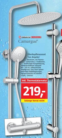 Überkopfbrauseset 'Los Angeles' Angebot in Groß Schacksdorf-Simmersdorf im aktuellen Prospekt bei BAUHAUS in Groß Schacksdorf-Simmersdorf