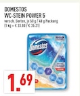 WC-Stein Power 5 im Angebot bei Marktkauf in Monheim WC-Stein Power 5 Angebote von Domestos bei Marktkauf Monheim für 1,69 €