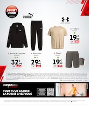 Promos Sweat À Capuche Homme dans le catalogue "OFFRES FLASH" de Sport 2000 à la page 2