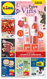 Catalogue Lidl à Saintes, avec 72 pages Prospectus Lidl à Saintes, "Foire aux vins rosés", 72 pages, 01/06/2022 - 07/06/2022