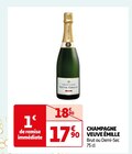 CHAMPAGNE - VEUVE ÉMILLE en promo chez Auchan Supermarché Le Pré-Saint-Gervais à 17,90 €