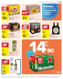 Offre Heineken dans le catalogue Carrefour du moment à la page 49