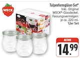 Tulpenformgläser-Set im Angebot bei nah und gut in Bautzen Tulpenformgläser-Set Angebote von WECK bei nah und gut Bautzen für 14,99 €