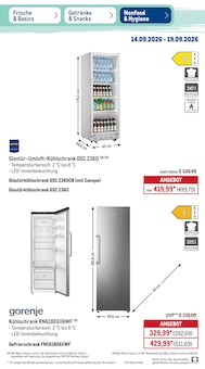 Kühlschrank im aktuellen METRO Prospekt (Darmstadt) Kühlschrank im METRO Prospekt "Wochenangebote" mit 50 Seiten (Darmstadt)