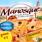 Pizza surgelées "Format Familial" - MANOSQUE en promo chez Carrefour Pizza surgelées "Format Familial" - MANOSQUE dans le catalogue Carrefour