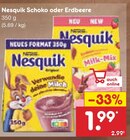 Aktuelles Nesquik Schoko oder Erdbeere Angebot bei Netto Marken-Discount in Dresden ab 1,99 €