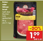 Enten- oder Gänsebrust für 1,99 € bei Netto Marken-Discount im Angebot Enten- oder Gänsebrust im aktuellen Netto Marken-Discount Prospekt