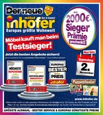 Möbel Inhofer Prospekt "Möbel kauft man beim Testsieger!", 12 Seiten, für Stuttgart, 24.10.2019 - 02.11.2019 Möbel Inhofer Prospekt "Möbel kauft man beim Testsieger!", 12 Seiten, für Stuttgart, 24.10.2019 - 02.11.2019