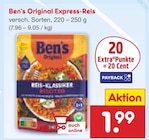Express-Reis im Angebot bei Netto Marken-Discount in Hildesheim Express-Reis Angebote von Ben's Original bei Netto Marken-Discount Hildesheim für 1,99 €