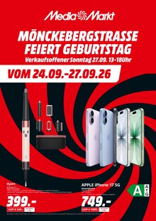 Smartphone im aktuellen MediaMarkt Saturn Prospekt (Hamburg) Smartphone im MediaMarkt Saturn Prospekt "MĂ–NCKEBERGSTRASSE FEIERT GEBURTSTAG" mit 14 Seiten (Hamburg)