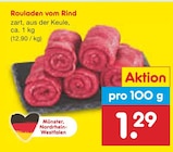 Rouladen vom Rind bei Netto Marken-Discount im Menden Prospekt für 1,29 €