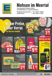 Supermarkt Prospekt von EDEKA Neuss EDEKA Prospekt: "Aktuelle Angebote", 24 Seiten, 25.09.2023 - 30.09.2023