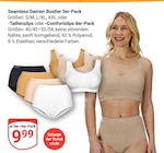 Seamless Damen-Bustier 3er-Pack -Taillenslips oder -Comfortslips 4er-Pack Angebote bei GLOBUS Bad Homburg für 9,99 €