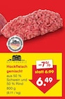 Netto Marken-Discount - Hackfleisch gemischt Angebot im Prospekt Hackfleisch gemischt bei Netto Marken-Discount im Prospekt "" für 6,49 €