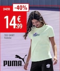 Tee-shirt femme - PUMA en promo chez Intersport Tee-shirt femme - PUMA dans le catalogue Intersport