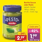 Sauce oder Pesto im Angebot bei Netto Marken-Discount in Schwerte Sauce oder Pesto Angebote von Barilla bei Netto Marken-Discount Schwerte für 1,99 €