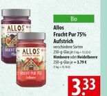 Allos Frucht Pur 75% Aufstrich bei famila Nordost im Bielefeld Prospekt für 3,33 €