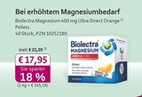 mea - meine apotheke - Magnesium 400 mg Ultra Direct Orange Pellets Angebot im Prospekt Magnesium 400 mg Ultra Direct Orange Pellets bei mea - meine apotheke im Prospekt "" für 17,95 €