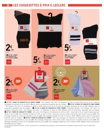 Offre Lingerie Femme dans le catalogue E.Leclerc du moment à la page 26