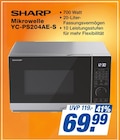 Mikrowelle YC-PS204AE-S Angebote von Sharp bei famila Nordost Langenhagen für 69,99 €