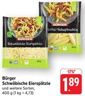 EDEKA Ühlingen-Birkendorf - Schwäbische Eierspätzle Angebot im Prospekt Schwäbische Eierspätzle bei EDEKA im Ühlingen-Birkendorf Prospekt für 1,89 €