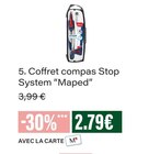 Coffret compas Stop System - MAPED en promo chez Monoprix Margaret pn Coffret compas Stop System - MAPED dans le catalogue Monoprix Margaret pn