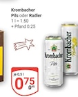 Pils Angebote von Krombacher bei GLOBUS Rodgau für 0,75 €
