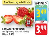 Erdbeeren im Angebot bei E center in Reutlingen Erdbeeren Angebote von SanLucar bei E center Reutlingen für 3,49 €