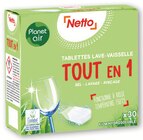TABLETTES LAVE-VAISSELLE TOUT EN 1 ÉCOLABEL X30 (b) - NETTO en promo chez Netto Châlons-en-Champagne à 6,32 €