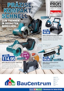 i&M BauCentrum Prospekt Präzise, kompakt, schnell! mit 2 Seiten